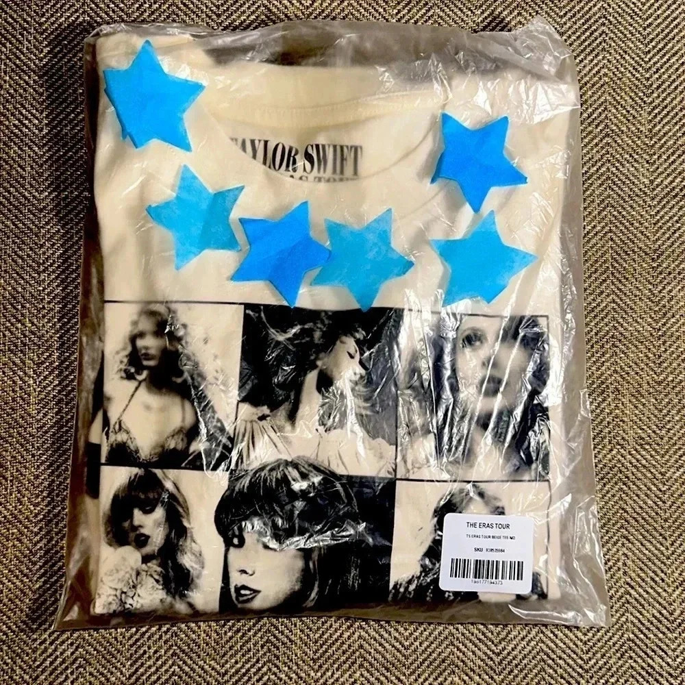 2023 TAYLOR SWIFT THE ERAS TOUR CONCERT OFFICIAL MERCH VIP FAN BOX & NWT T-SHIRT - Picture 6 of 16
